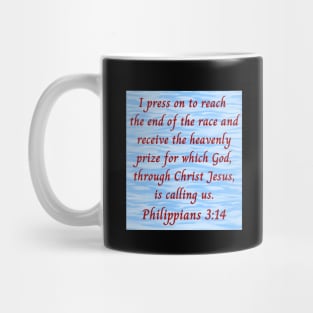 Bible Verse Philippians 3:14 Mug